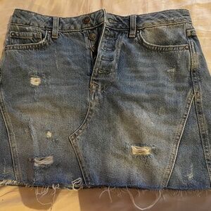 Free People y2k mini skirt
